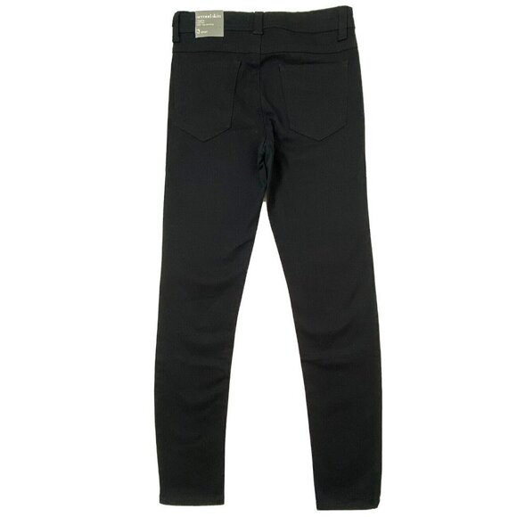 Wet Seal Second Skin Jegging Jeans Jr Womens size 3 short Black Stretch Denim - Picture 2 of 10